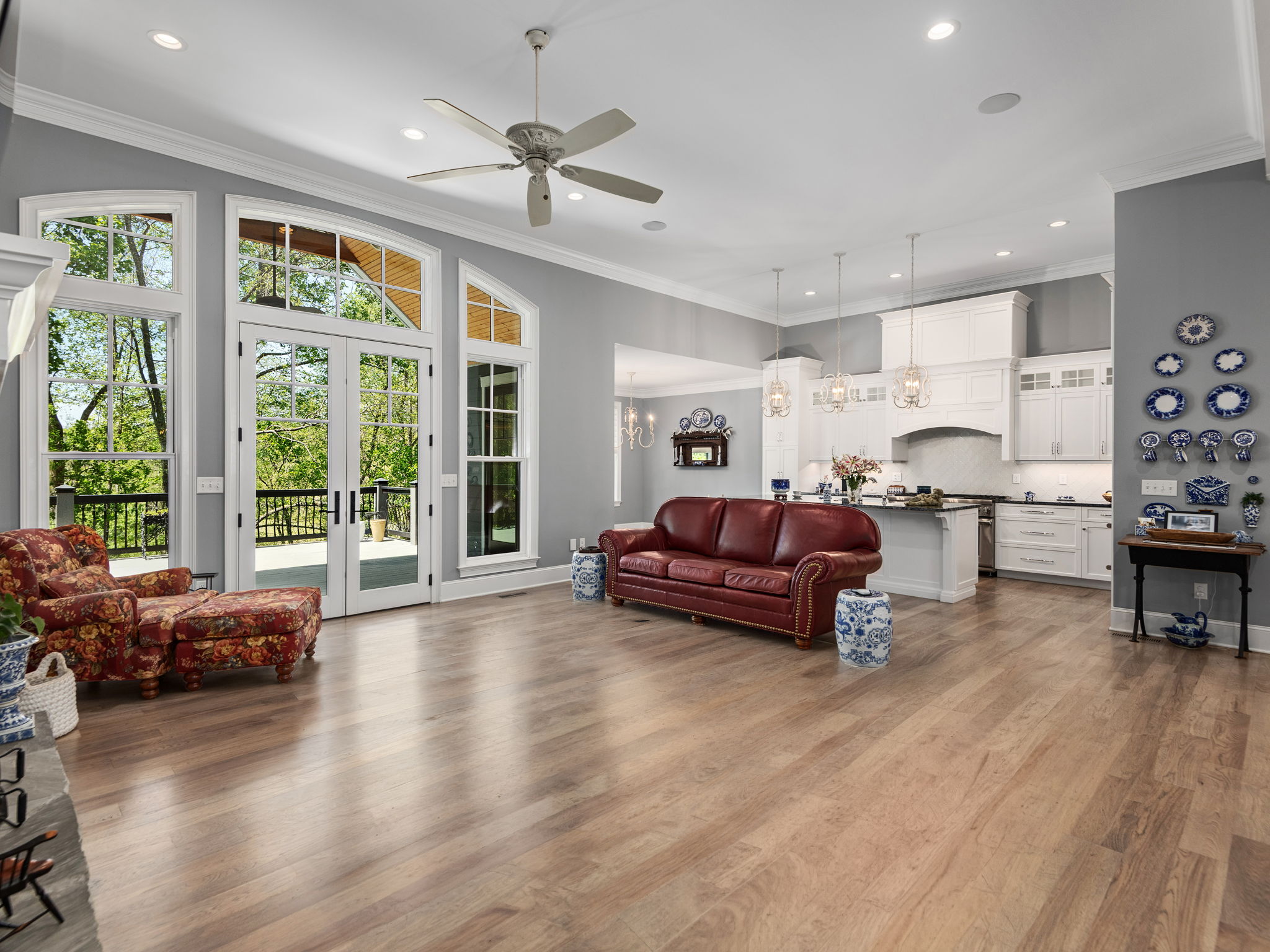 Living Room — Open Concept to Kitchen